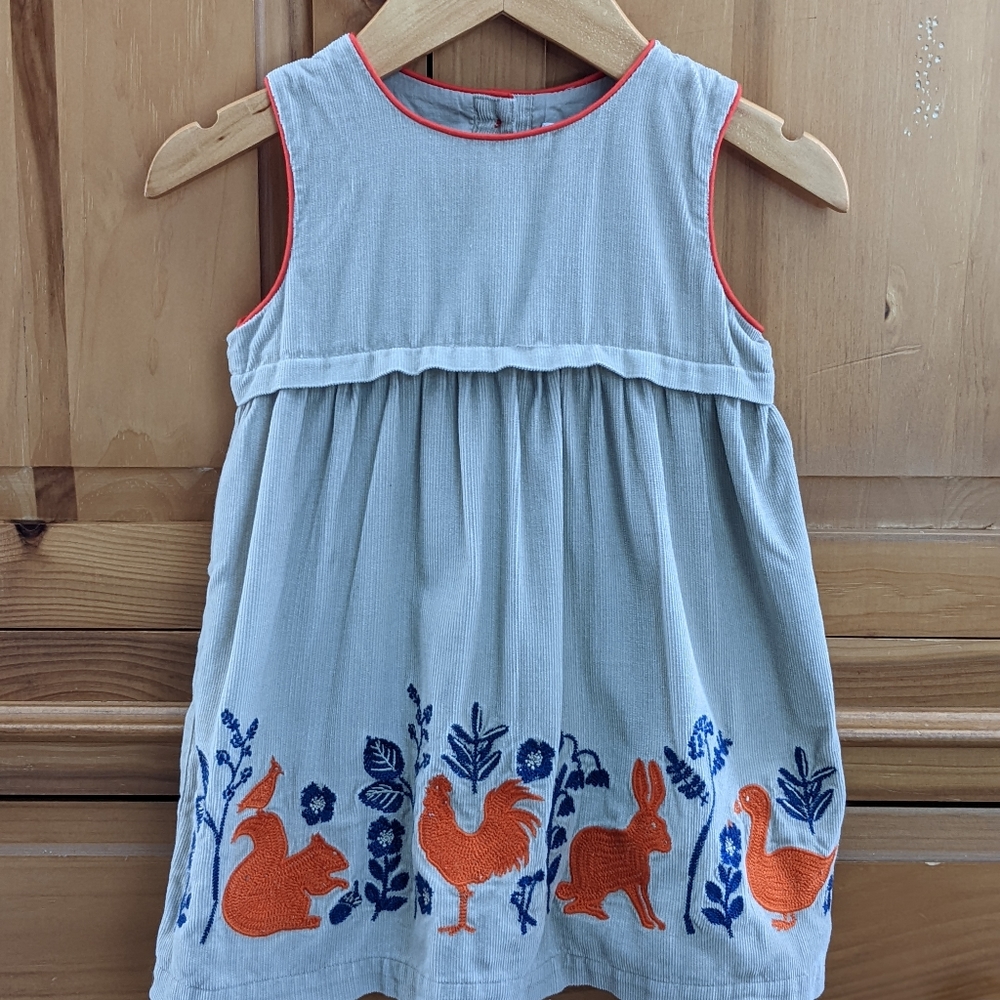 Mini Boden cord dress. Fall photos! Baby doll! Autumn colors! Thanksgiving Dress